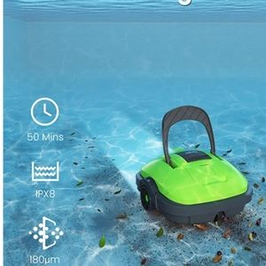 Robotic pool vacuum.